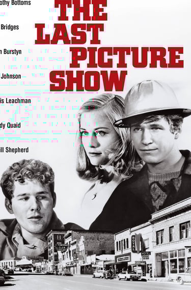 Poster for The Last Picture Show screening hosted by Auckland International Film Club