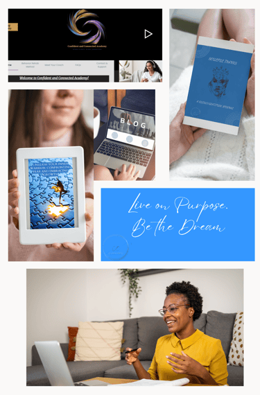 a collage of photos representing the services and products offered at Royal Court Solutions LLC