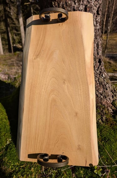 Träbröda, träd, skärbräda