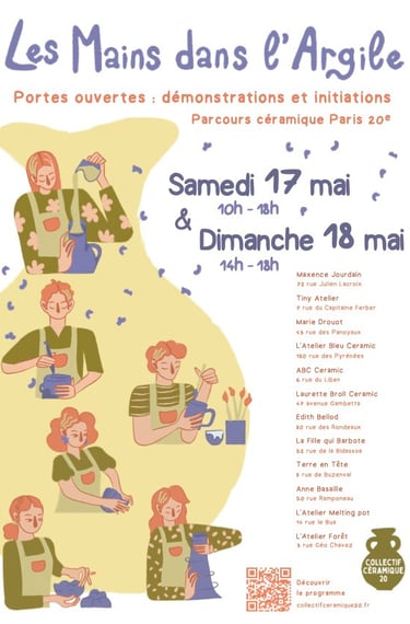 Portes ouvertes ateliers céramique 2025