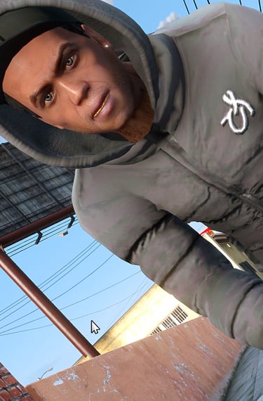 Black gangster-style ped character – GTA5