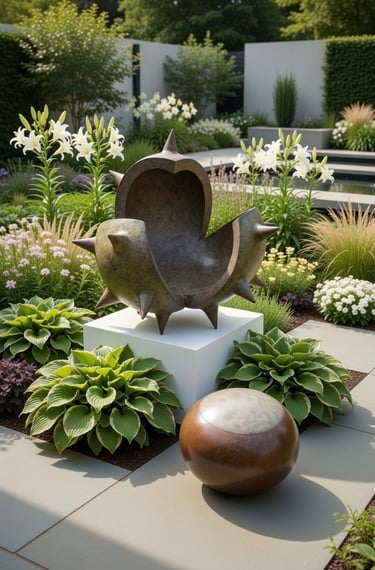 Giant Bronze Sculpture Of Horse Chestnut Conker Commission By Mark Richard Hall