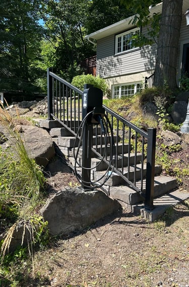 Entrepreneur électricien, à Québec et Lévis, installation borne de recharge.