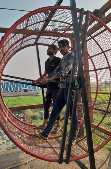 zip line gear hamsters wheel adventure 