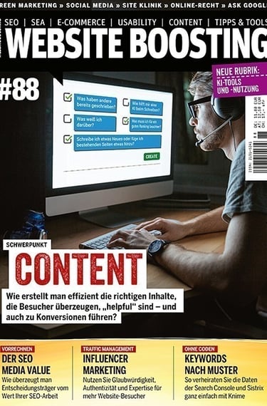 Das Cover der Website Boosting @Website Boosting