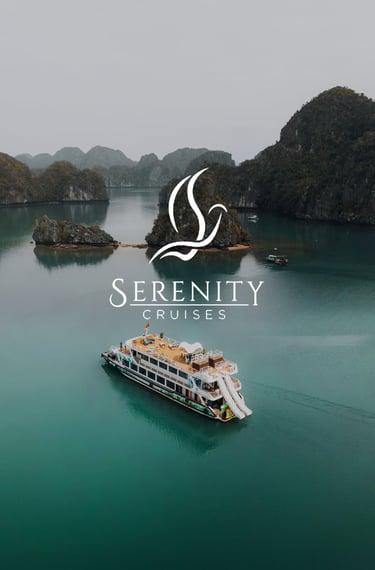 a cruise ship in Lan Ha Bay