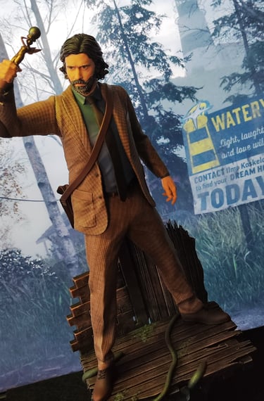 a figurin resin alan wake