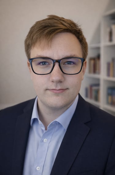 Online-Nachhilfelehrer im Porträt für individuelle Lernbegleitung