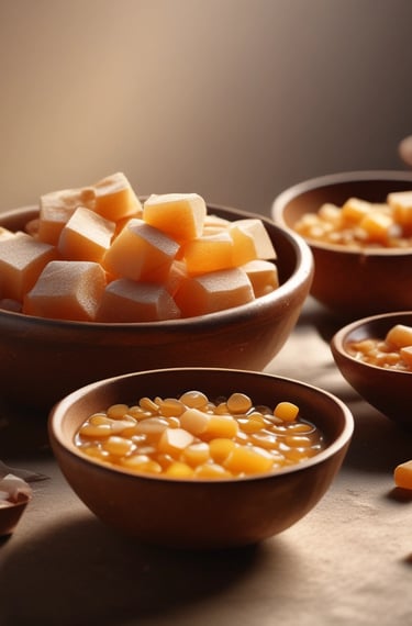 Artisan basket brimming with a mix of natural grains, highlighted by warm sunlight.