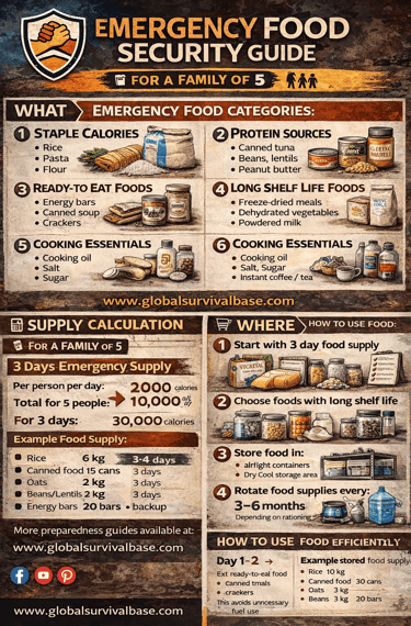emergency food security guide for family preparedness