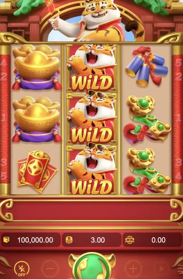 Tela do Fortune Tiger - Como funciona a interface do jogo do tigre