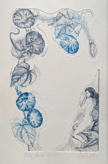 Aisling rêveuse gravure rhénalon