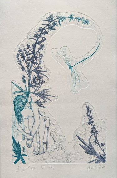 Yeraz rêveuse gravure rhénalon