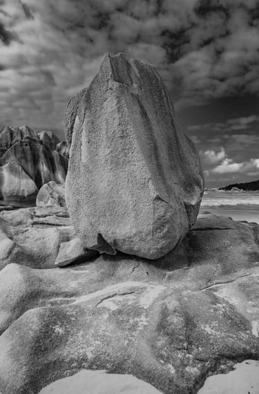Rocks La Digue Seychelles Seychellen