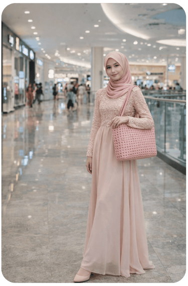 Pink handmade woven recycled plastic tote bag by Craftvitas Indonesia modest fashion eco bag