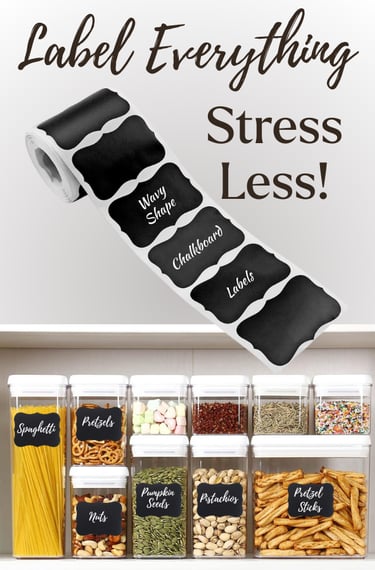 Reusable Chalk Sticker Labels