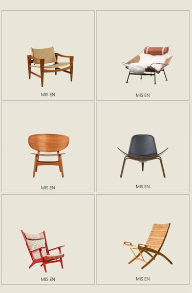 Hans J. Wegner Danish modern furniture Scandinavian interior Mid-century chair Nordic design timeles