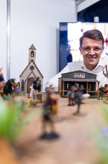 Komandos formavimo simuliacijos WILD WEST CIRCUS kūrėjas Marius Skarupskas