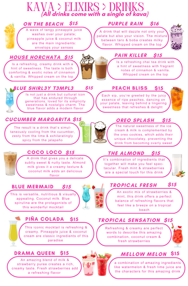Delicious Drinks, Enjoyable Atmosphere with Good Drinks 