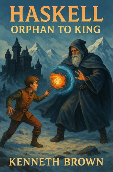 Haskell must learn to use magic and escape the evil clutches of Gadiel in Haskell Orphan to King