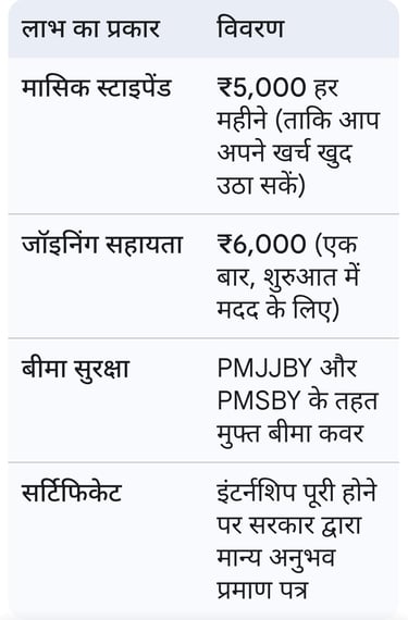 benefits of pm internship schemw
