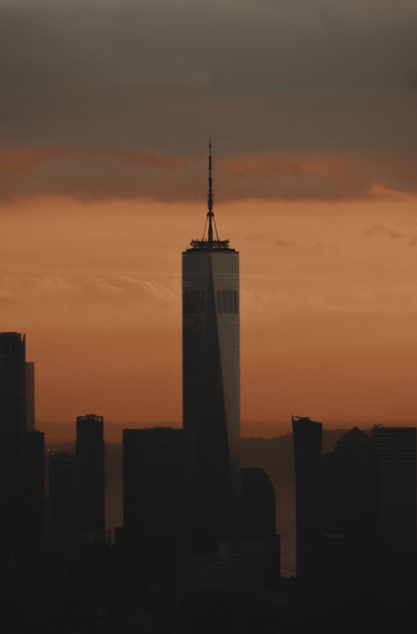 One World Trade Center New York Sonnenuntergang Stadtfotografie