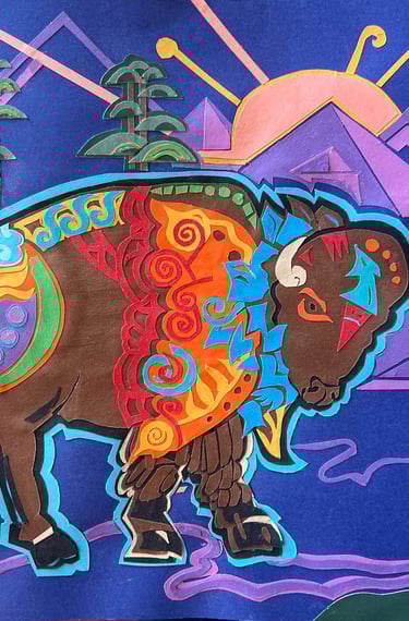 Detailed hand-cut paper art by Julie Curson, featuring delicate organic patterns & precise placement