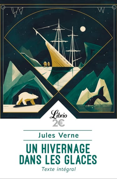Première de couverture du roman Un hivernage dans les glaces