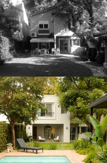 Es una reforma en la localidad de Martínez proyectada por Estudio FH