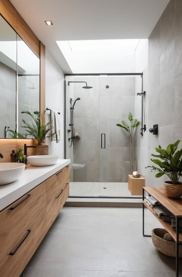 baño moderno con estilo
