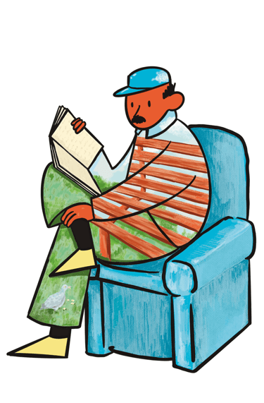 a man walking a dog on a leash