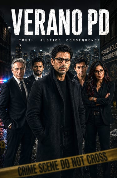 The  team of Verano PD, Elias Varn Investigations Thrillers
