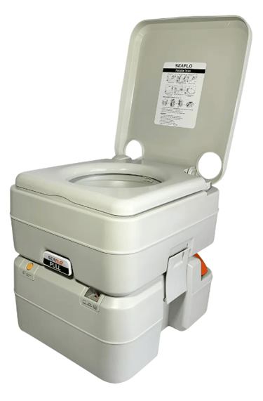 a toilet with a seat