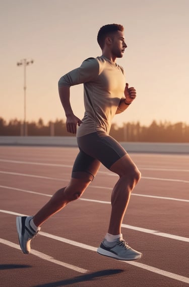 Image showing a high-tech laboratory background with a softly blurred environment and floating molecular structures.