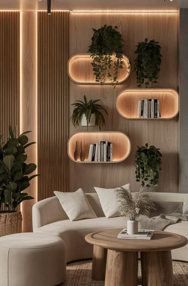 modern salon tasarımı ile yenilenmiş alan