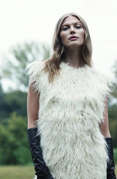 editorial hair and makeup featured in Vogue inspired styling