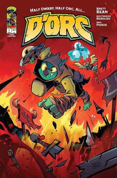 D'Orc #1 (3rd Printing Brett Bean)
