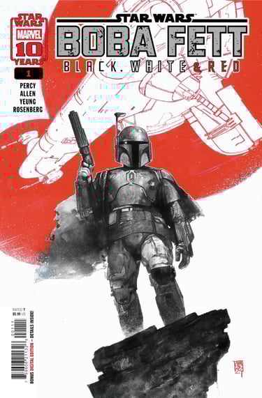 Star Wars: Boba Fett – Black, White & Red #1