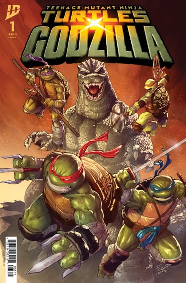 Teenage Mutant Ninja Turtles x Godzilla #1