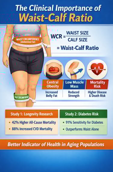 Why the Waist-Calf Ratio May Be the Most Important Longevity Metric You’re Ignoring