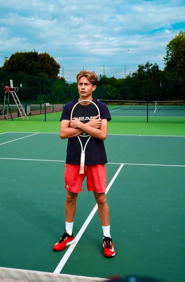 Grégoire Denis joueur de tennis français prometteur