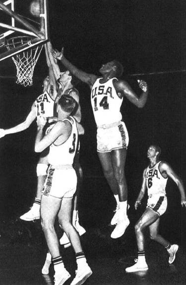 Oscar Robertson at the 1960 Olympics Basketball photo 1