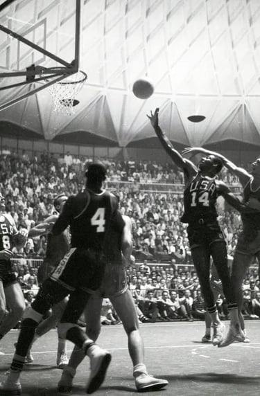 1960 Team USA Basketball team with Oscar Robertson