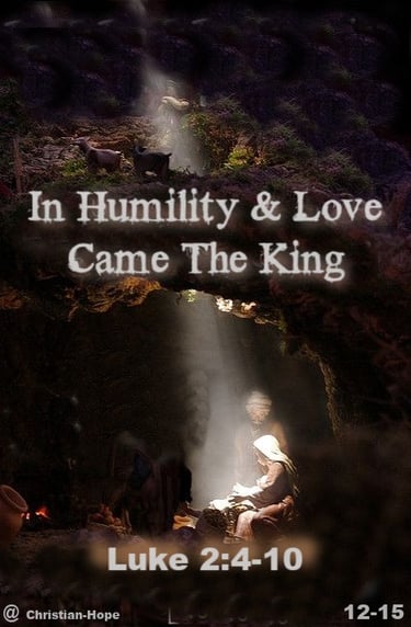 The Humble Perfect Birth Of Christ