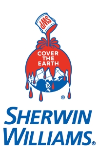 Sherwin-Williams logo with the slogan Cover the Earth.