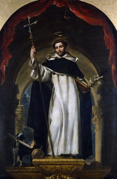 São Domingos de Gusmão - Por Cláudio Coello, Public domain, via Wikimedia Commons
