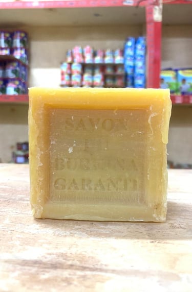 a soap bar with a soap bar on top of a counter