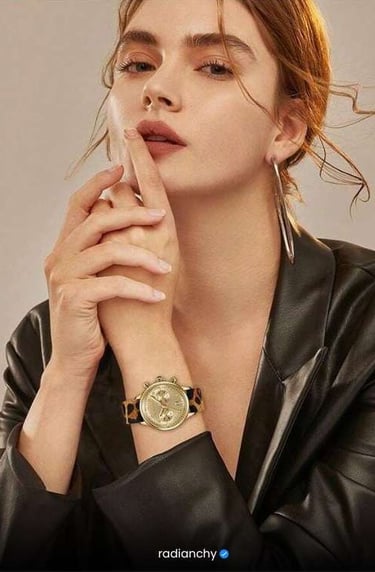 a woman with a watch on her wrist