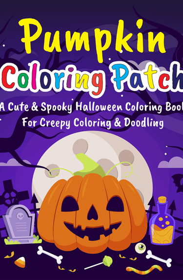 Pumpkin Coloring Patch - Halloween Coloring Book