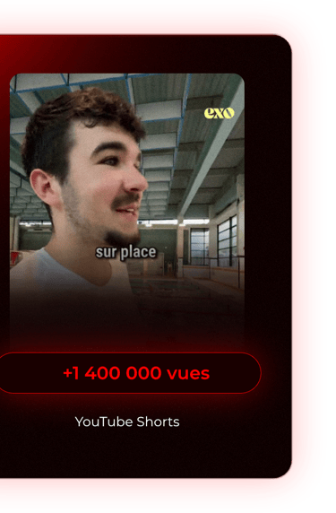 Short YouTube réalisé par l'entreprise "SENSIBY" cumulant plus de 1,4 millions de vues.